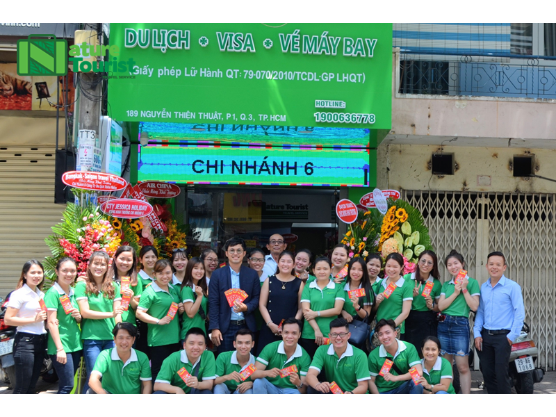 NATURE TOURIST TƯNG BỪNG KHAI TRƯƠNG CHI NHÁNH 6 TẠI QUẬN 3, TP. HỒ CHÍ MINH