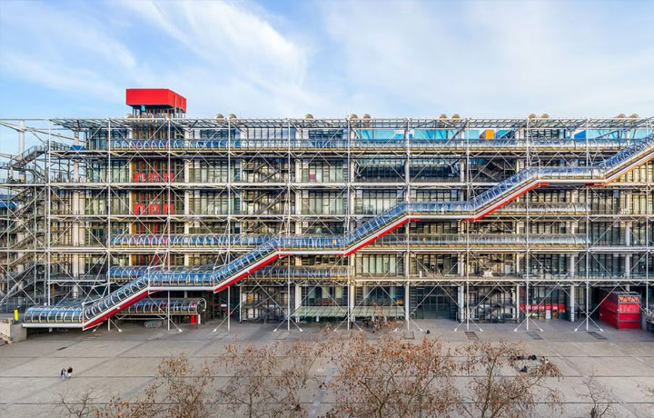 CENTRE POMPIDOU – KHÔNG GIAN NGHỆ THUẬT HIỆN ĐẠI PARIS