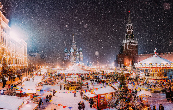 TUYẾT ĐẦU MÙA Ở NGA: MOSCOW – SAINT PETERSBURG TRONG LỚP SƯƠNG TRẮNG MỎNG