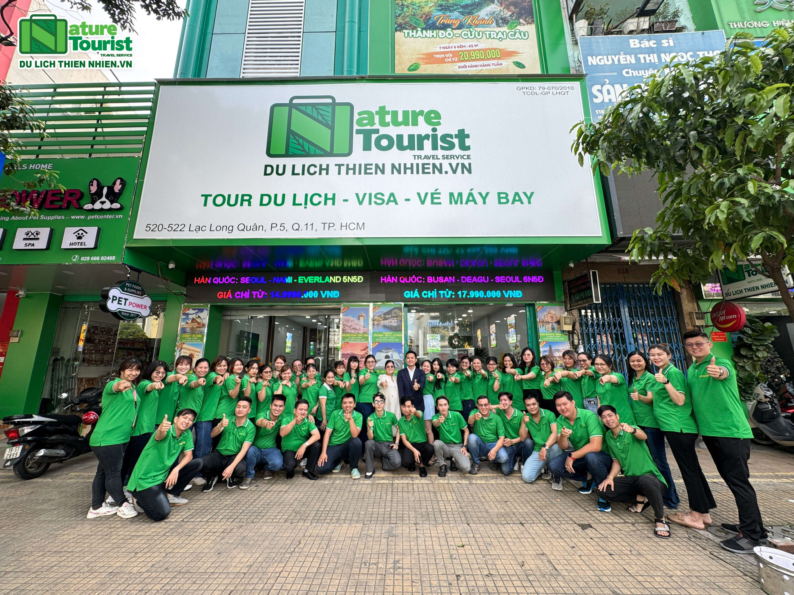 DU LỊCH THIÊN NHIÊN TƯNG BỪNG KHAI TRƯƠNG CHI NHÁNH MỚI