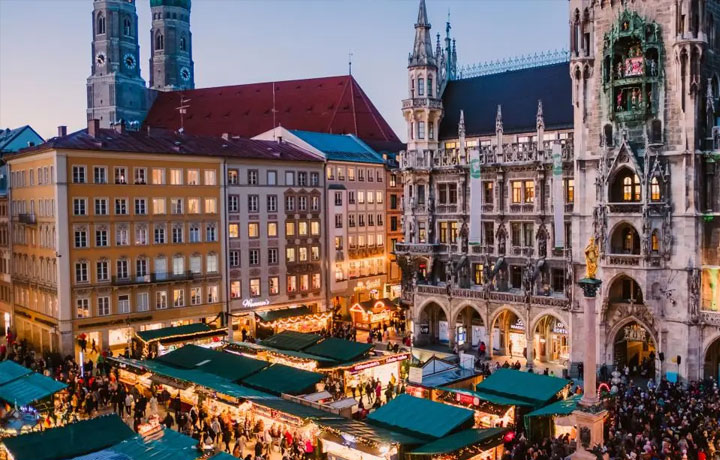 CHỢ GIÁNG SINH ĐỨC – NUREMBERG VÀ MUNICH MÙA LỄ HỘI RỰC RỠ