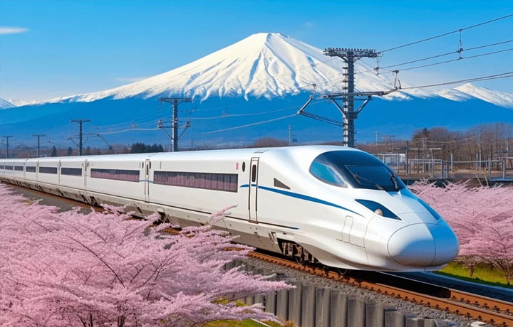 NHỮNG CUNG ĐƯỜNG SẮT NGẮM HOA ANH ĐÀO ĐẸP NHẤT THẾ GIỚI