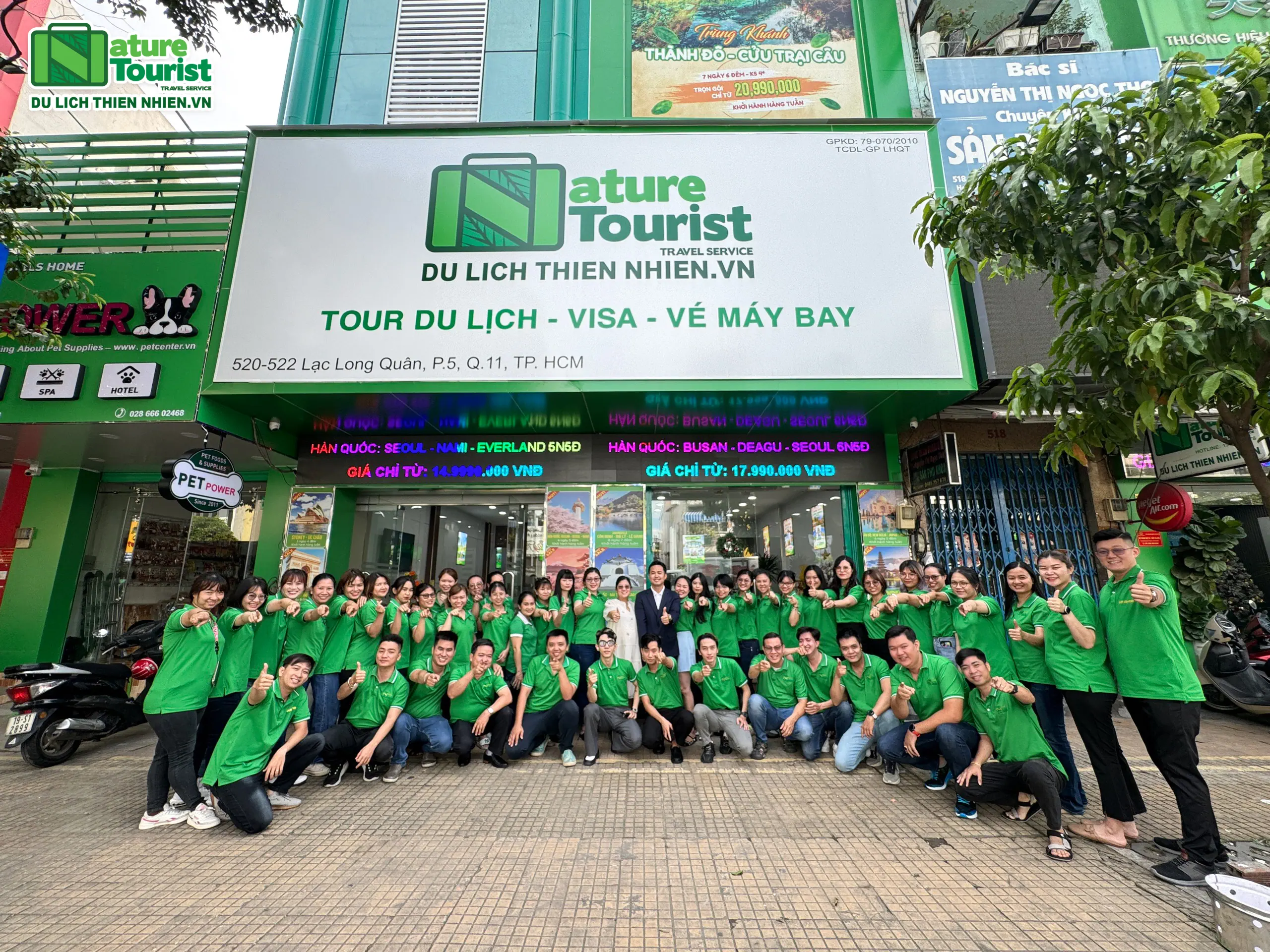 DU LỊCH THIÊN NHIÊN TƯNG BỪNG KHAI TRƯƠNG CHI NHÁNH MỚI